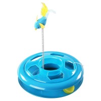 Pawise Kitty Roundabout Cat Toys Blue