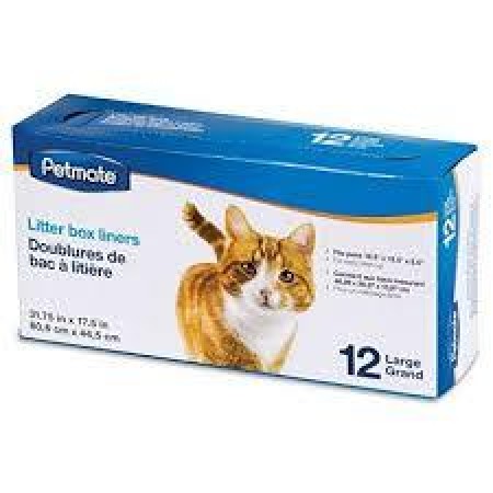 Petmate Litter Box Liners Large 12pcs