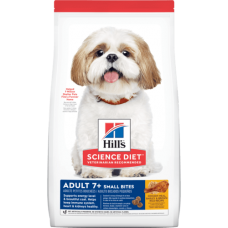 Science Diet Canine Adult 7 Plus Mature Active Longevity Small Bites with Chicken Meal Rice & Barley Dog Dry Food 15Lbs