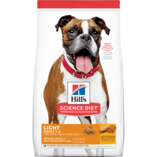 Science Diet Canine Adult Light Original with Chicken Meal & Barley Dog Dry Food 15kg