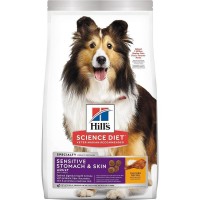Science Diet Canine Adult Sensitive Stomach & Skin with Rice & Egg Recipe Dog Dry Food 30Lbs