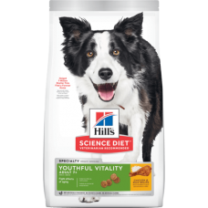 Science Diet Canine Youthful Vitality Adult 7+with Chicken & Rice Recipe Dog Dry Food 9.75kg