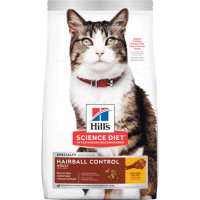 Science Diet Feline Adult Hairball Control with Chicken Recipe Cat Dry Food 1.5kg