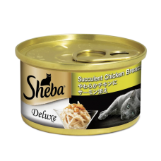 Sheba Wet Canned Food Succulent Chic Salmon in Gravy 85g x24