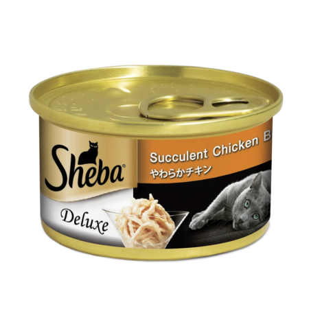 Sheba Wet Canned Food Succulent Chicken Breast Gravy 85g