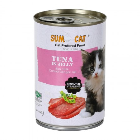 Sumo Cat Canned Food Jelly Tuna 400g