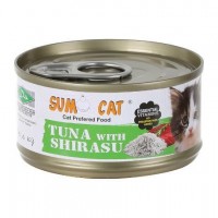 Sumo Cat Tuna with Shirasu Cat Canned Food 80g Carton (24 Cans)