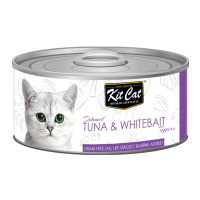 Kit Cat Deboned Tuna & Whitebait 80g
