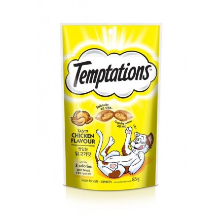 Temptations Tasty Chicken Flavour 75g  (4 Packs)