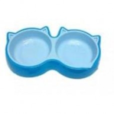 Topsy Cat Style Bowl Double (L) Blue