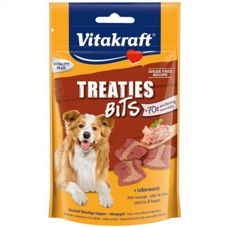 Vitakraft Dog Treaties Bits Liver Sausage 120g (3 Packs)