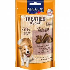 Vitakraft Dog Treaties Minis Liver Sausages 48g (3 Packs)