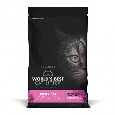 World's Best Advance Clumping Cat Litter for Picky Cat Unscented 5.44kg