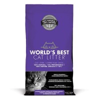 World's Best Clumping Cat Litter for Multiple Cats Lavender Scent 3.18kg
