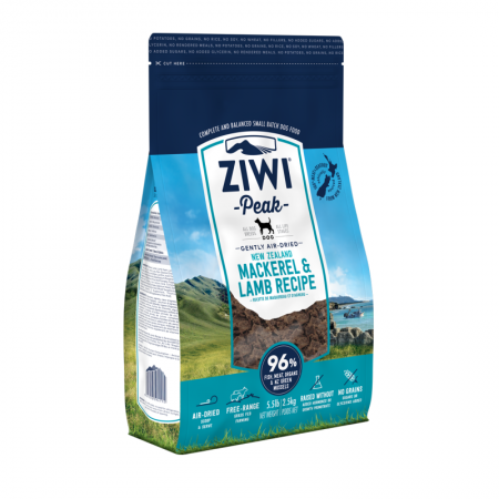 Ziwi Peak Air Dried Mackerel & Lamb Recipe Dog Food 2.5kg