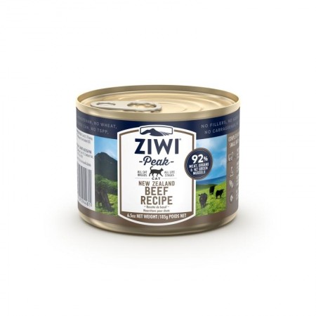 Ziwi Peak Cat Canned Food NZ Beef Recipe 185g (6 cans)