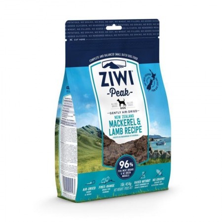 Ziwi Peak Dog Food Air Dried Mackerel & Lamb Recipe 454g