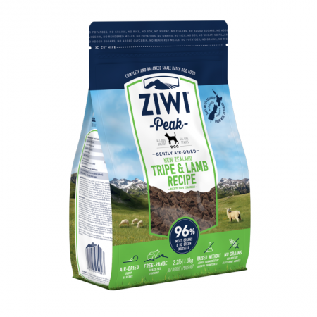 Ziwi Peak Dog Food Air Dried Tripe & Lamb Recipe 1kg