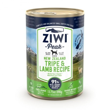 Ziwi Peak NZ Tripe & Lamb Recipe Dog Canned Food 390g