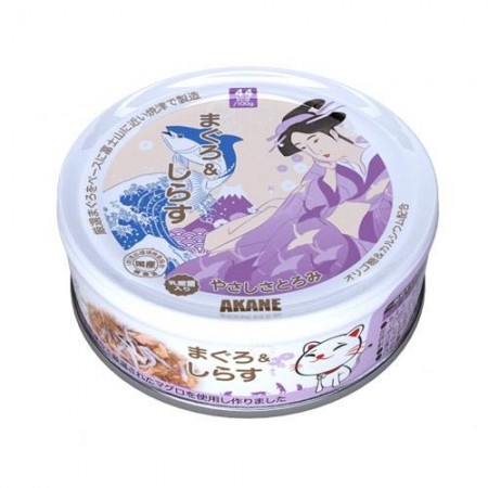 Akane Tuna & Baby Sardine in Thick Gravy Cat Canned Food 75g (12 Cans)