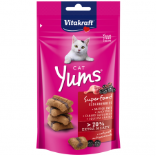 Vitakraft Cat Yums Superfood Elderberries 40g (3 Packs)