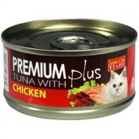 Aristo Cats Premium Plus Tuna with Chicken 80g carton (24 Cans)