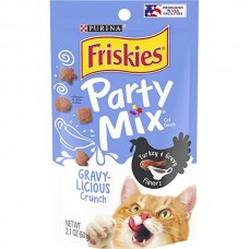 Friskies Party Mix Crunch Gravy-Licious Turkey & Gravy 60G
