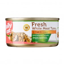 Jolly Cat Fresh White Meat Tuna And Crab In Gravy 80g