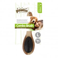 Pawise Premium Bamboo Combo Brush Large
