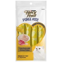 Fancy Feast Puree Kiss Tuna Puree With Chicken Flakes Cat Treats 10g x 4