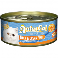 Aatas Cat Tantalizing Tuna & Ocean Fish Cat Canned Food  80g Carton (24 Cans)