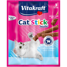 Vitakraft Cat Stick Mini Salmon & Omega 3 (10 Packs)