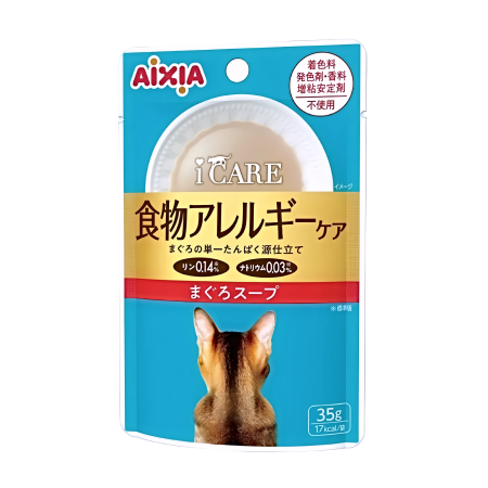 Aixia Cat Pouch i CARE Monoprotein Tuna Soup 35g x12