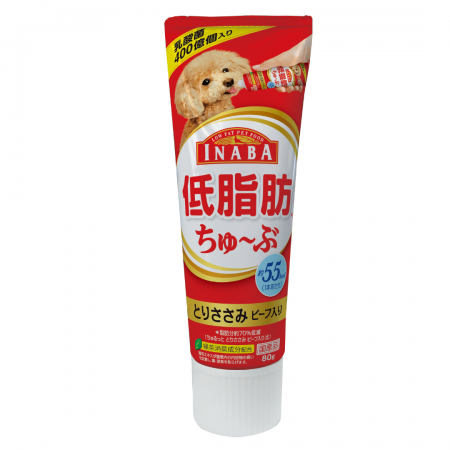 Inaba Wan Churu Tube Chicken Fillet & Beef for Dogs 80g (3pcs)