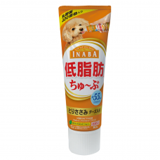 Inaba Wan Churu Tube Chicken Fillet & Cheese for Dogs 80g