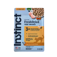 Instinct Cat Fresh Dried Raw Meals Cage-Free Chic Recipe Adult 9.5oz Instinct Cat Fresh Dried Raw Meals Cage-Free Chic Recipe Adult 9.5oz