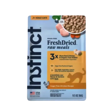 Instinct Cat Fresh Dried Raw Meals Cage-Free Chic Recipe Adult 9.5oz Instinct Cat Fresh Dried Raw Meals Cage-Free Chic Recipe Adult 9.5oz