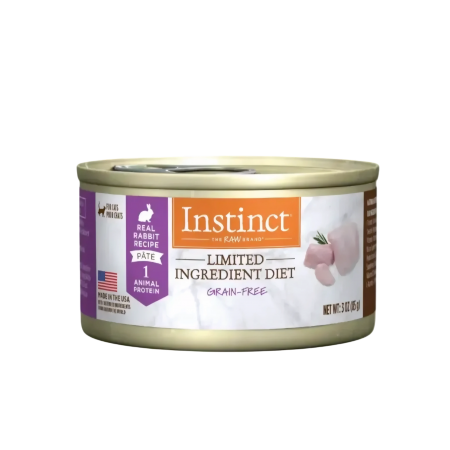 Instinct Cat Wet Limited Ingredients Diet Rabbit Recipe 3oz
