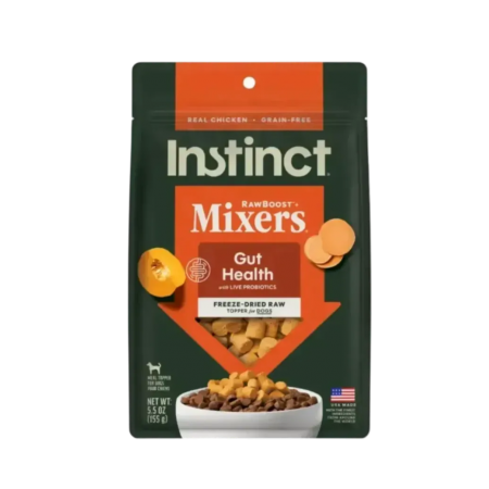 Instinct Dog Freeze Dried Raw Mixers Gut Health Chicken 5.5oz