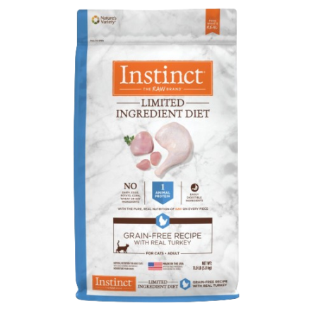 Instinct Cat Limited Ingredients Diet Recipe Turkey 11lb