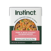 Instinct Dog Wet Crafted Meals Pork & Wild-Caught Salmon 11oz (2 packs) Instinct Dog Wet Crafted Meals Pork & Wild-Caught Salmon 11oz (2 packs)