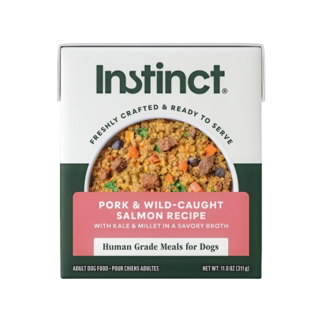 Instinct Dog Wet Crafted Meals Pork & Wild-Caught Salmon 11oz (2 packs)