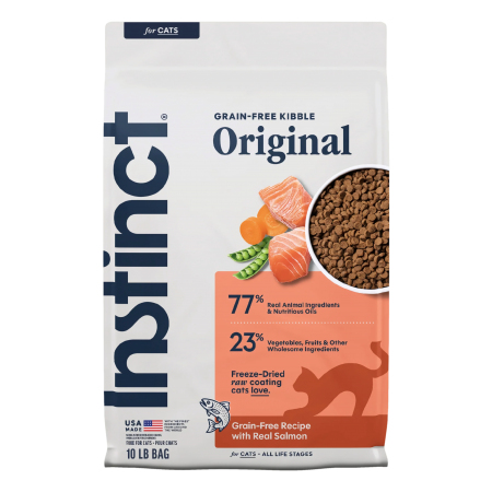Instinct Cat Dry Food Original Grain-Free Recipe w/Salmon 10lb