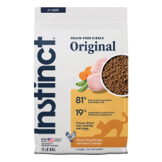 Instinct Cat Original Grain-Free Recipe with Chicken 11lb