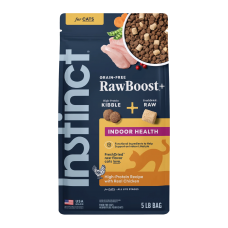 Instinct Cat Raw Boost Kibble w/ Freeze Dried Indoor Chicken 5lb