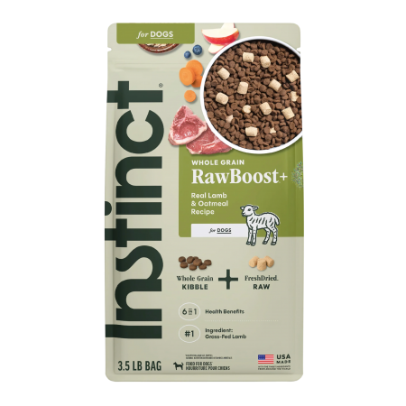 Instinct Dog Raw Boost Whole Grain Lamb & Oatmeal Recipe 3.5lb