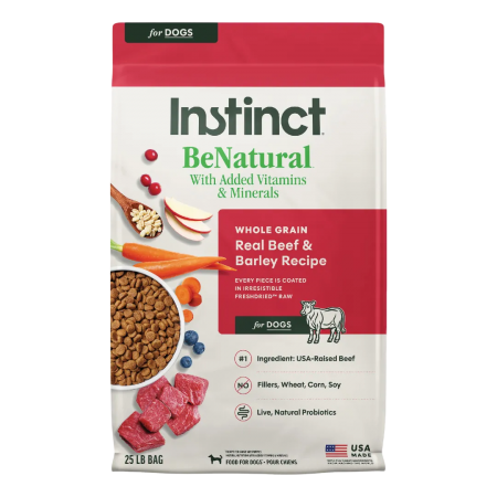Instinct Dog Be Natural Recipe Beef and Barley 25lb