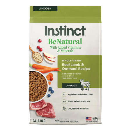 Instinct Dog Be Natural Recipe Lamb and Oatmeal 24lb