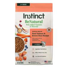 Instinct Dog Be Natural Recipe Salmon and Brown Rice 24lb
