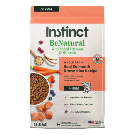 Instinct Dog Be Natural Recipe Salmon and Brown Rice 24lb